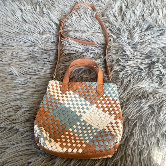 MADEWELL rare woven leather small transport crossbody - Picture 4 of 10